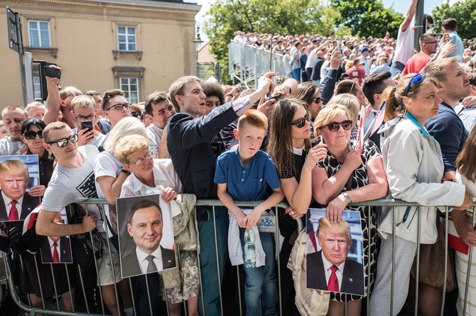 Donald Trump w Warszawie