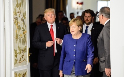Merkel i Trump rozmawiali o punktach zapalnych na świecie