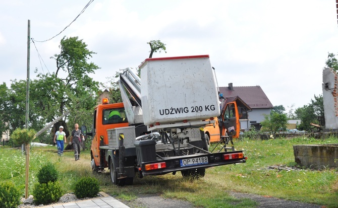 Nawałnica na Opolszczyźnie