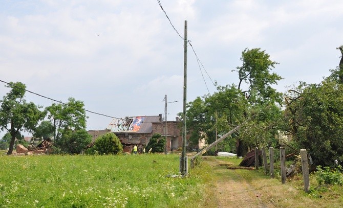 Nawałnica na Opolszczyźnie