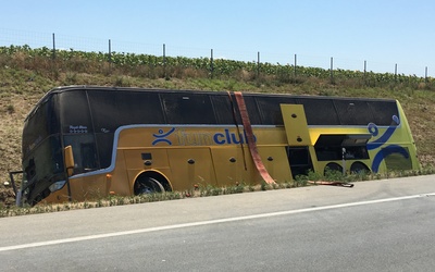 Wypadek polskiego autobusu z dziećmi w Serbii