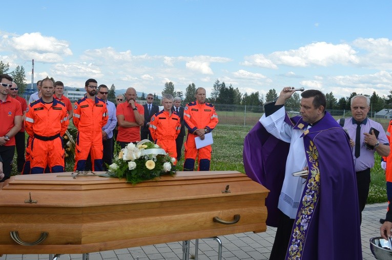 Pożegnanie pilota Roberta Augustynowicza