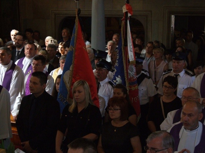 Uroczystości żałobne w Gosprzydowej