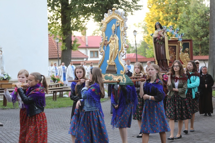 Nabożeństwo fatimskie w Rychwałdzie - 13 lipca 2017