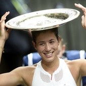 Hiszpanka triumfuje w Wimbledonie