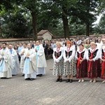 Odpust w Rychwałdzie z monstrancją fatimską