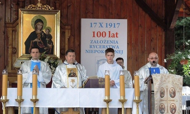 Mszy św. przewodniczył o. Marek Augustyn OFMConv. z Wrocławia