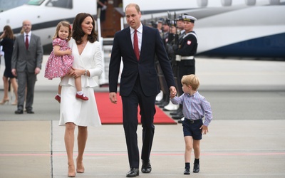 Para książęca, William i Kate, przybyła do Warszawy