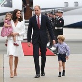 Para książęca, William i Kate, przybyła do Warszawy