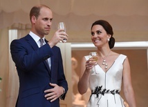 W Łazienkach Królewskich przyjęcie z udziałem pary książęcej Williama i Kate 