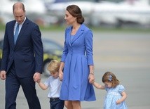 Para książęca Cambridge, William i Kate, odleciała z Warszawy