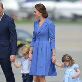 Para książęca Cambridge, William i Kate, odleciała z Warszawy