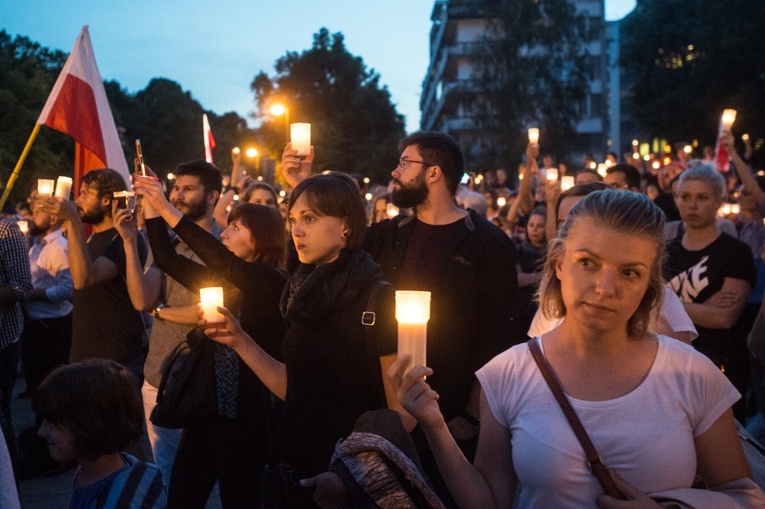 Protest przeciwko reformie sądownictwa