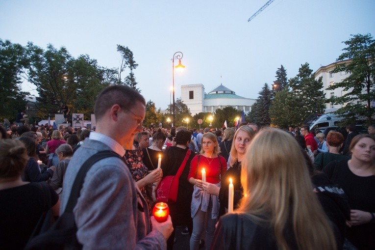 Protest przeciwko reformie sądownictwa