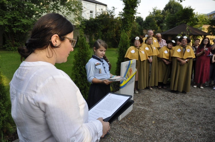 Odsłonięcie tablicy stacyjnej Camino w Skierniewicach