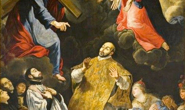Claude Vignon "Triumf świętego Ignacego", olej na płótnie, 1628, Muzeum Sztuk Pięknych, Orlean