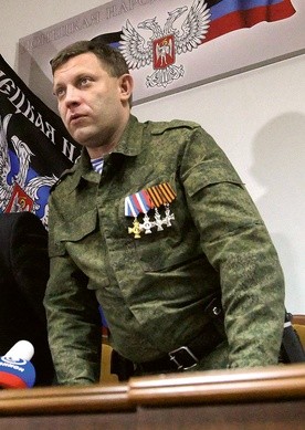 Przywódca donieckich separatystów gen. Ołeksandr Zacharczenko.