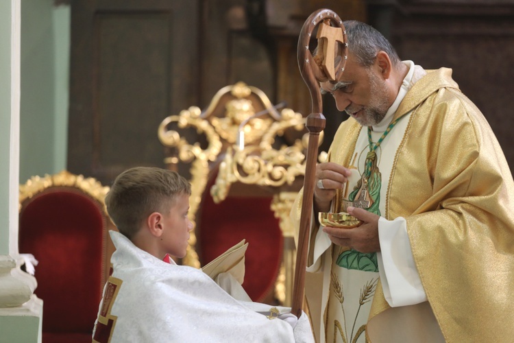 Bp Tadeusz Kusy u św. Marii Magdaleny w Cieszynie