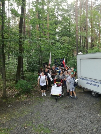 Postój to jedzenie i leżenie