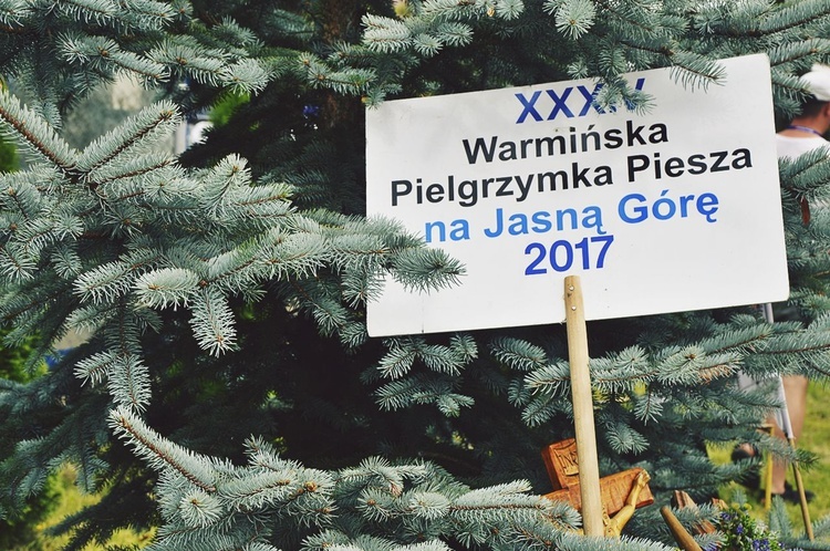 Pielgrzymka warmińska w okolicach Płońska