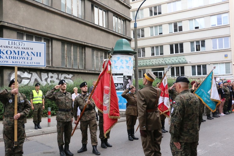 Wymarsz 52. Marszu Szlakiem I Kompanii Kadrowej