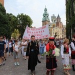 Wyjście Pieszej Pielgrzymki Krakowskiej z Wawelu na Jasną Górę