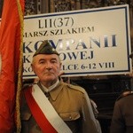 Uczestnicy 52. Marszu Szlakiem I Kompanii Kadrowej na Wawelu