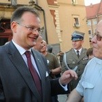 Uczestnicy 52. Marszu Szlakiem I Kompanii Kadrowej na Wawelu