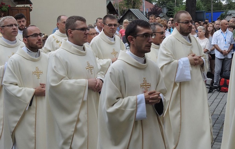 26. Piesza Pielgrzymka Bielsko-Żywiecka na Jasną Górę - Msza św. w Hałcnowie