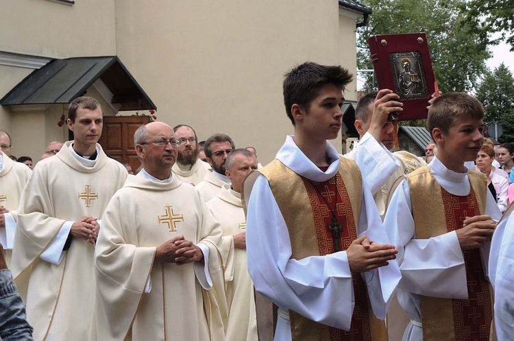 26. Piesza Pielgrzymka Bielsko-Żywiecka na Jasną Górę - Msza św. w Hałcnowie