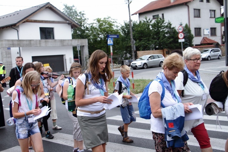 Piaski Nowe w drodze Jasna Górę