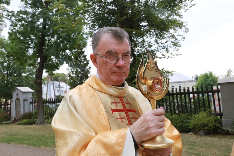 Relikwie św. Maksymiliana w Szczucinie