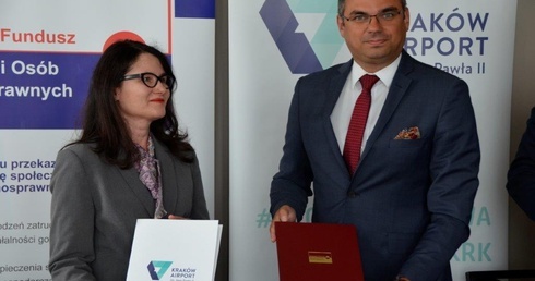 Kraków Airport wspiera niepełnosprawnych