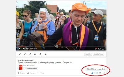 Pielgrzymkowe "Despacito" z milionem odsłon na YouTube