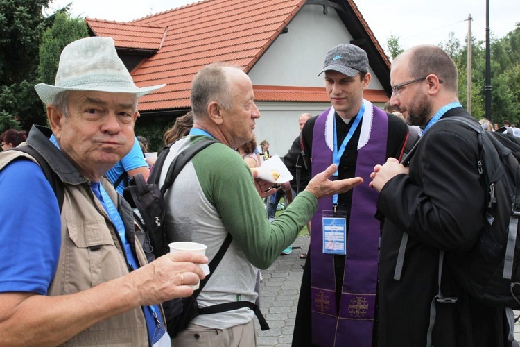 Postój pielgrzymów w Pisarzowicach - 2017