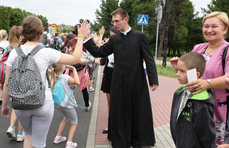 Postój pielgrzymów w Pisarzowicach - 2017