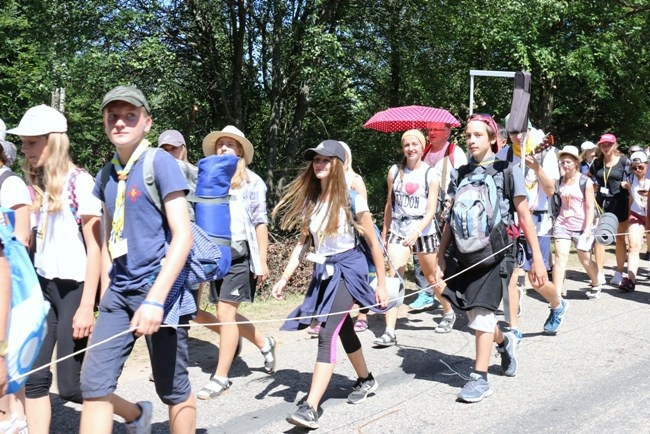 Kolumna radomska trzeci dzień w drodze