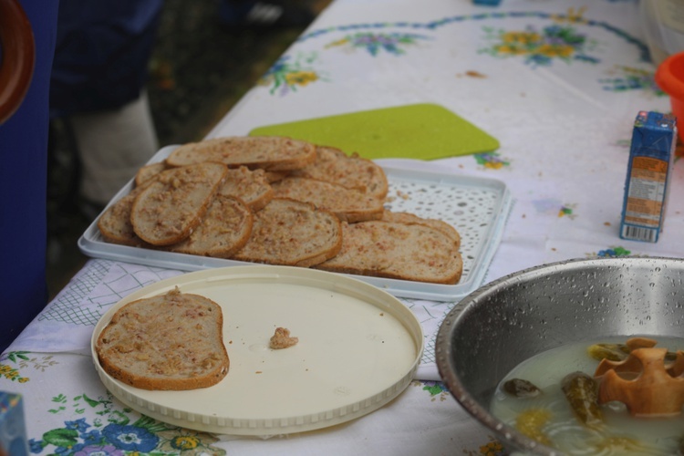 26. pielgrzymka z Hałcnowa na Jasną Górę - w Bielanach - 2017