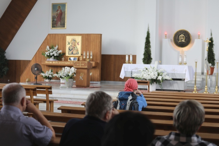 26. pielgrzymka z Hałcnowa na Jasną Górę - w Rajsku - 2017