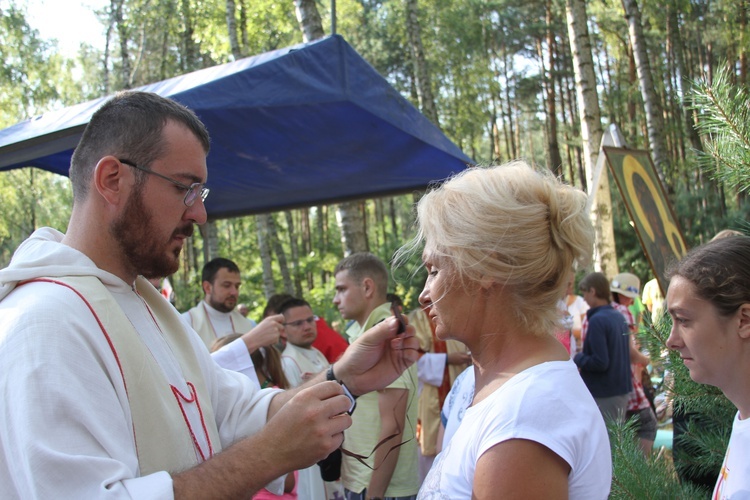 Pielgrzymka. Msza św. we Florentynowie