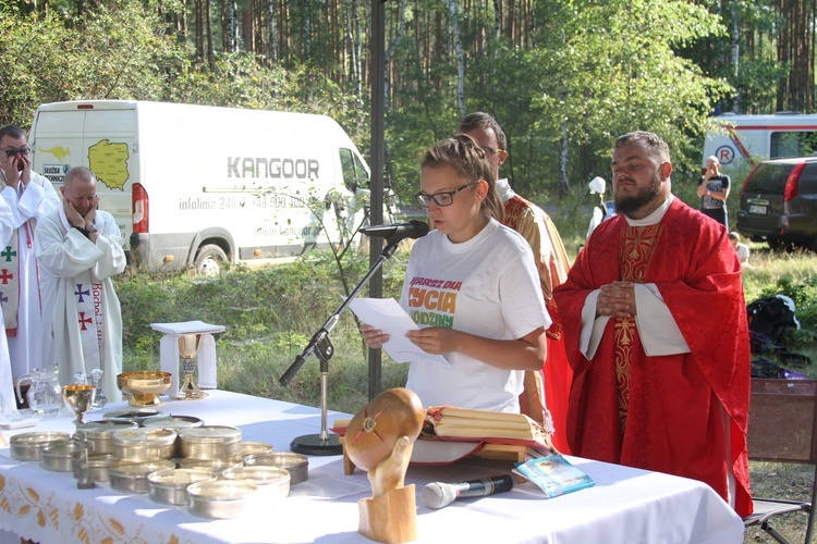 Pielgrzymka. Msza św. we Florentynowie