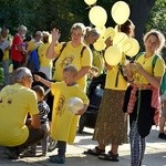 Wejście XIV Pieszej Pielgrzymki Diecezji Świdnickiej na Jasną Górę