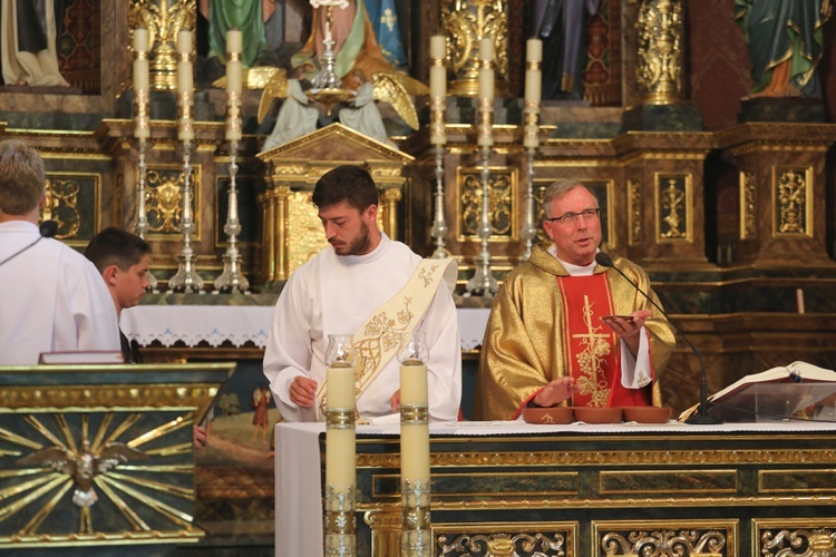 34. pielgrzymka z Oświęcimia na Jasną Górę - w Gołonogu - 2017