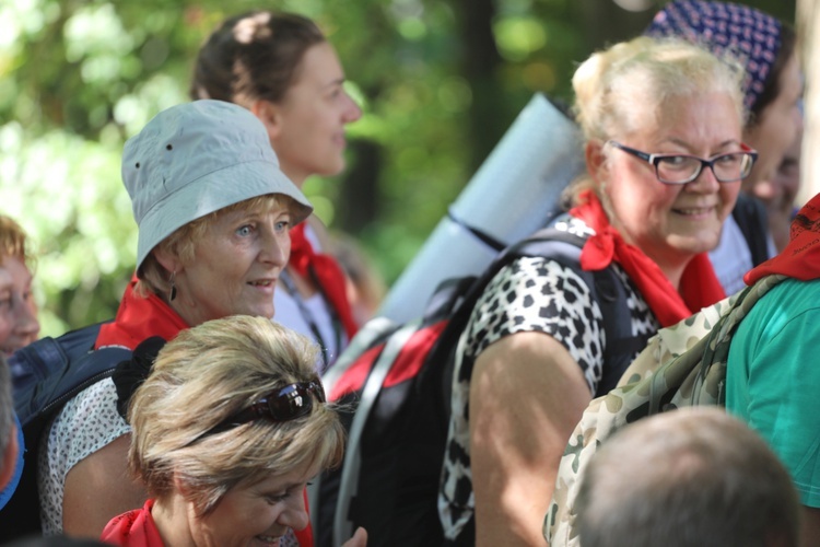 34. pielgrzymka z Oświęcimia na Jasną Górę - w Gołonogu - 2017