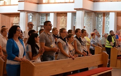 Kolumna opoczyńska w drodze na Jasną Górę