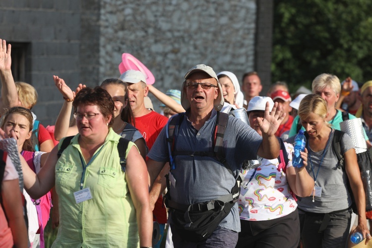 16. Czechowicka Pielgrzymka na Jasną Górę na trasie - 2017