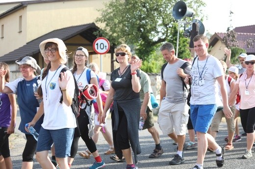 16. Czechowicka Pielgrzymka na Jasną Górę na trasie - 2017