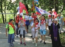 Oświęcimscy pielgrzymi u św. Antoniego, na Górce w Gołonogu