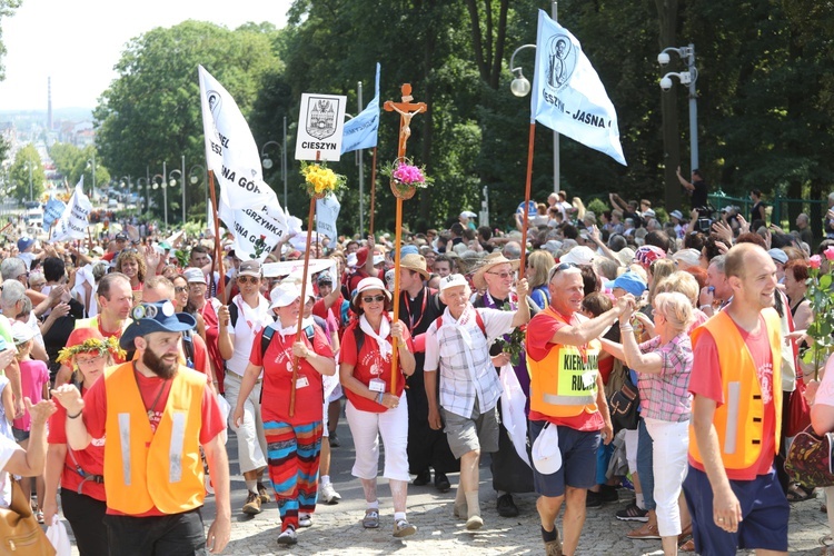 Powitanie 26. Cieszyńskiej Pielgrzymki na Jasnej Górze - 2017