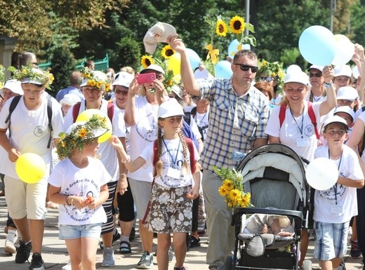 Powitanie 16. Czechowickiej Pielgrzymki na Jasnej Górze - 2017